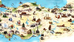 Europe Maps Turkey Istanbul santa claus tourism Noah's Ark st. 