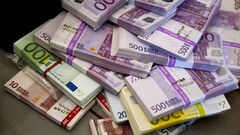euros Money paper numbers