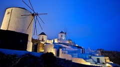 Evening Greece architecture buildings mediterranean