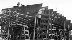 Evergreen during construction high