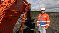 Excavator Finland hitachi Heavy machinary