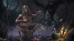 Exorcist voodoo fantasy art Alexander Kozachenko