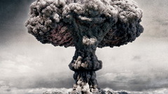 Explosion bomb atomic