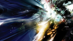 Explosion colorful energy true