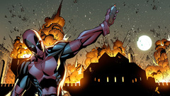 Explosions Deadpool Wade Wilson