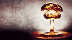 Explosions digital art atomic