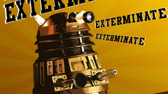 Exterminate Doctor Who daleks