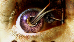 Eye Goth wires abstract