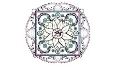 Eye Of Horus mandala Michael Plaster