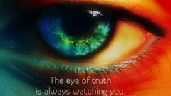 Eye watching Truth
