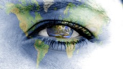 Eyes abstract Maps Earth Photo manipulation worldmap