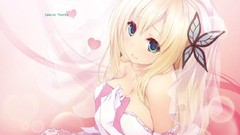 Eyes Anime blondes anime girls blue eyes boku wa tomodachi ga 