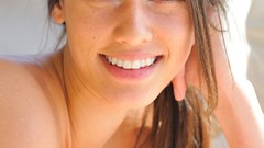 Eyes artistic lips long