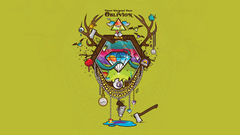 Eyes Guns tentacles retro