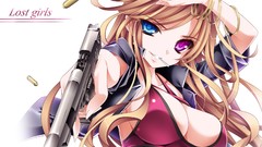 Eyes long hair cleavage Moneti