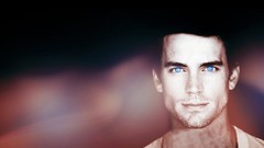Eyes Men black background Actors colors blue eyes Matt Bomer