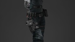 Eyes military gas masks video games Resident Evil: Operation 