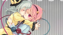 Eyes pink hair pink eyes touhou komeiji koishi komeiji satori 