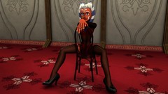 Eyes star wars Star Wars: The Clone Wars white hair faces 3d 