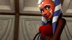 Eyes star wars Star Wars: The Clone Wars white hair faces 3d 