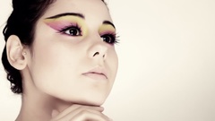 Eyes white woman fashion models black eyes fashion photography 