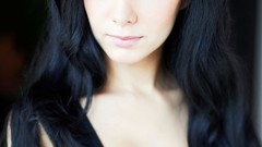 Eyes woman Actress black hair Ksenia Solo