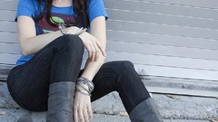 Eyes woman Actress legs brunettes Michele Boyd