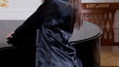 Eyes woman ass big eyes long hair brunettes models skinny 