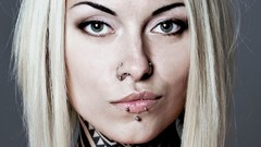 Eyes woman ass faces blondes tattoos lingerie models boobs 