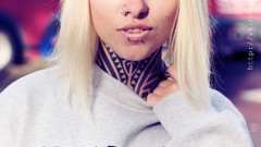 Eyes woman ass faces blondes tattoos lingerie models boobs 