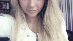 Eyes woman blondes blue eyes low resolution self shot