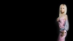 Eyes woman blondes models barbie boobs Russians Valeria 