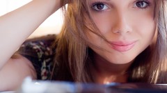 Eyes woman brunettes Met-Art magazine Michaela A Kalimera