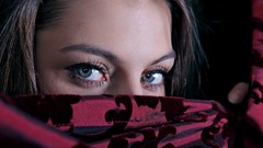 Eyes woman brunettes Valentina Kolesnikova Fergie A