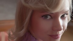 Eyes woman close-up faces blondes blue eyes Feeona A