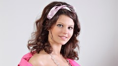 Eyes woman close-up faces brown eyes brunettes Niki A