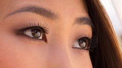 Eyes woman close-up faces brown eyes brunettes sharon Sharon Lee