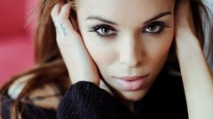 Eyes woman close-up faces brunettes arabella drummond