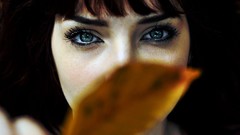 Eyes woman close-up famous brunettes susan coffey