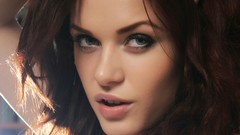 Eyes woman faces brunettes models The Life Erotic magazine 