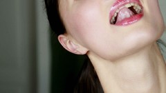 Eyes woman faces tongue models portraits Russians Mike Dowson