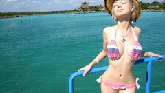 Eyes woman hats blondes models barbie bikini panties Russians 