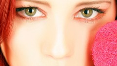 Eyes woman Hearts blondes brunettes redheads Eyefinity