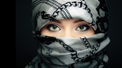 Eyes woman hijab