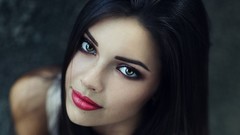 Eyes woman lips Alyssa Framm