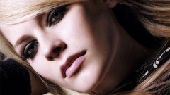 Eyes woman lips Celebrity Avril Lavigne faces Noses blondes 