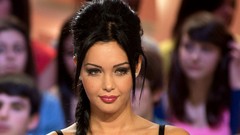 Eyes woman lips faces long hair brunettes nabilla benattia