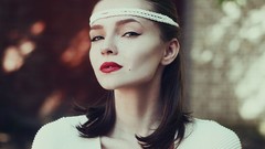 Eyes woman lips faces models portraits Russians Alyssa Framm