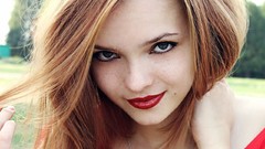 Eyes woman lips faces models portraits Russians Alyssa Framm