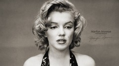 Eyes woman Marilyn Monroe faces monochrome models portraits 